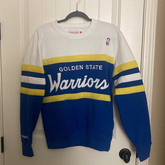 Men's Golden State Warriors Mitchell & Sweatshirt - Size Small - Picture 2 of 5